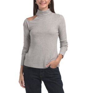 TART COLLECTIONS Light Heather Grey Cassy Top